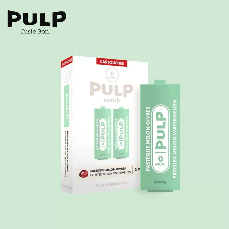 2 Recharges Puff Pastèque Melon Givrés Le Pod Switch Pulp 7546