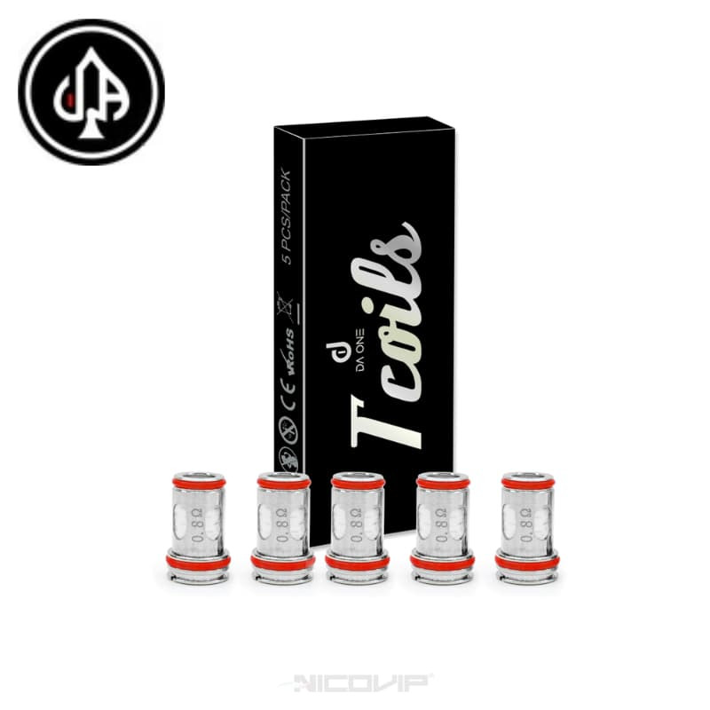 Pack de 5 résistances T Coil 0,8ohm DA One