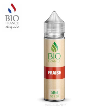 E-liquide Fraise Bio France 50ml nicotiné E-liquide Fraise Bio France 50ml nicotiné