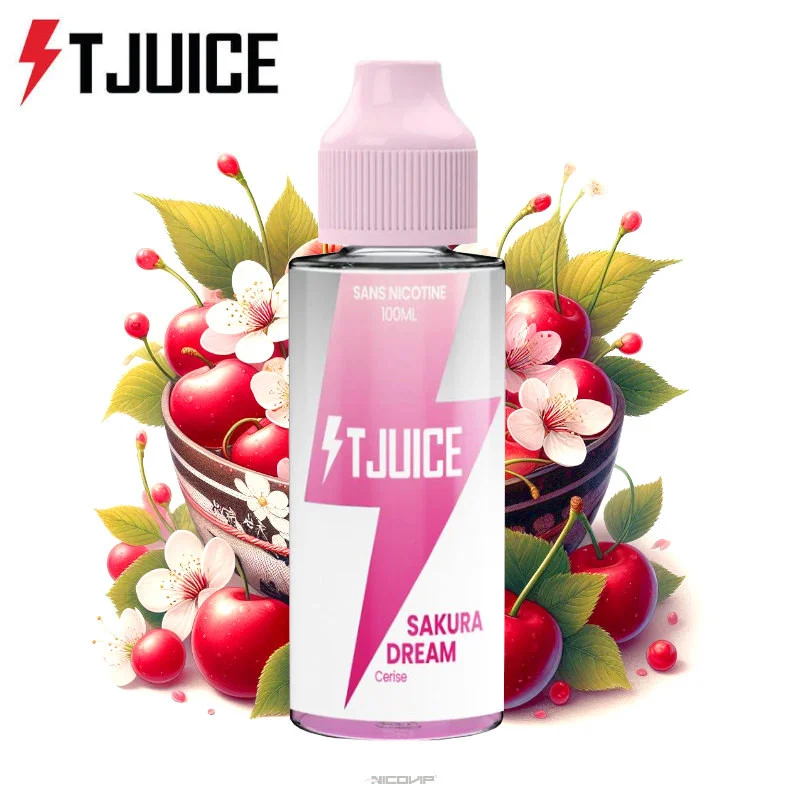 E-liquide Sakura Dream T-Juice 100ml - Sans nicotine