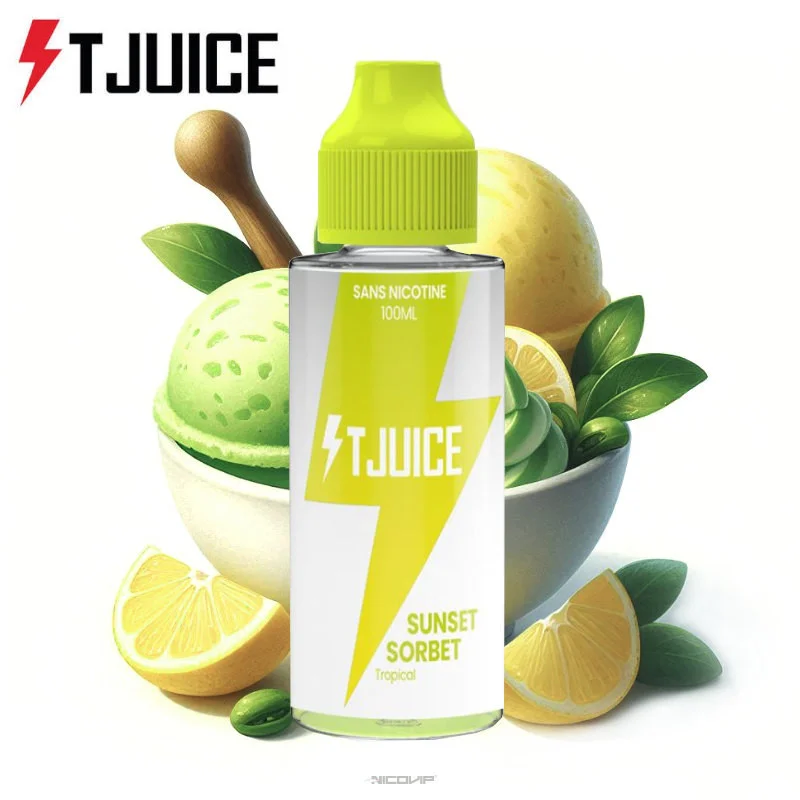 E-liquide Sunset Sorbet T-Juice 100ml - Sans nicotine