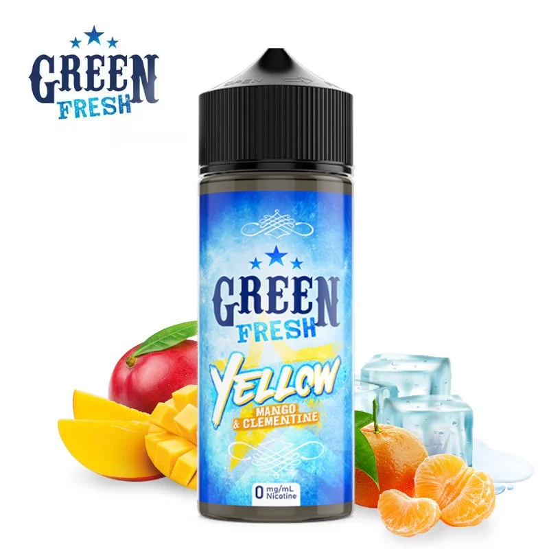 Green Fresh Yellow Green Vapes 100ml - Sans nicotine