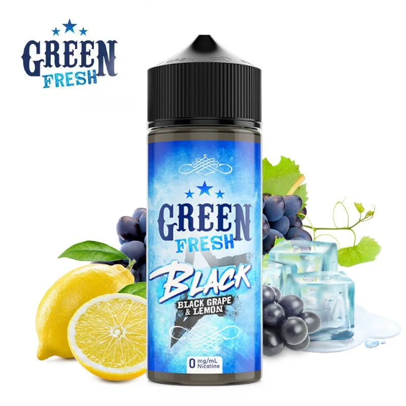 Green Fresh Black Green Vapes 100ml - Sans nicotine