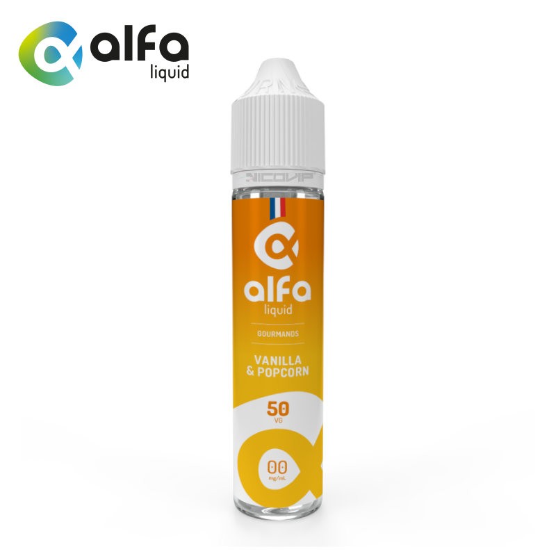 Vanilla & Popcorn Alfaliquid 50ml avec nicotine