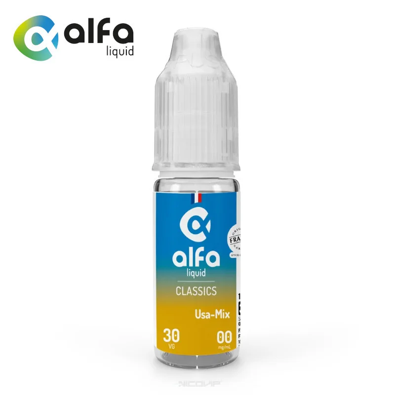 Classic USA-MIX Alfaliquid 10ml 50/50 PGVG - 12 mg
