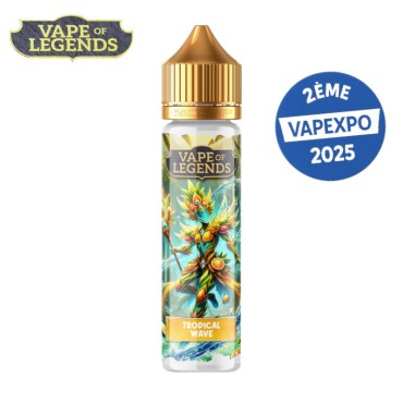 Tropical Wave Vape Of Legends 50ml - 6 mg Tropical Wave Vape Of Legends 50ml - 6 mg