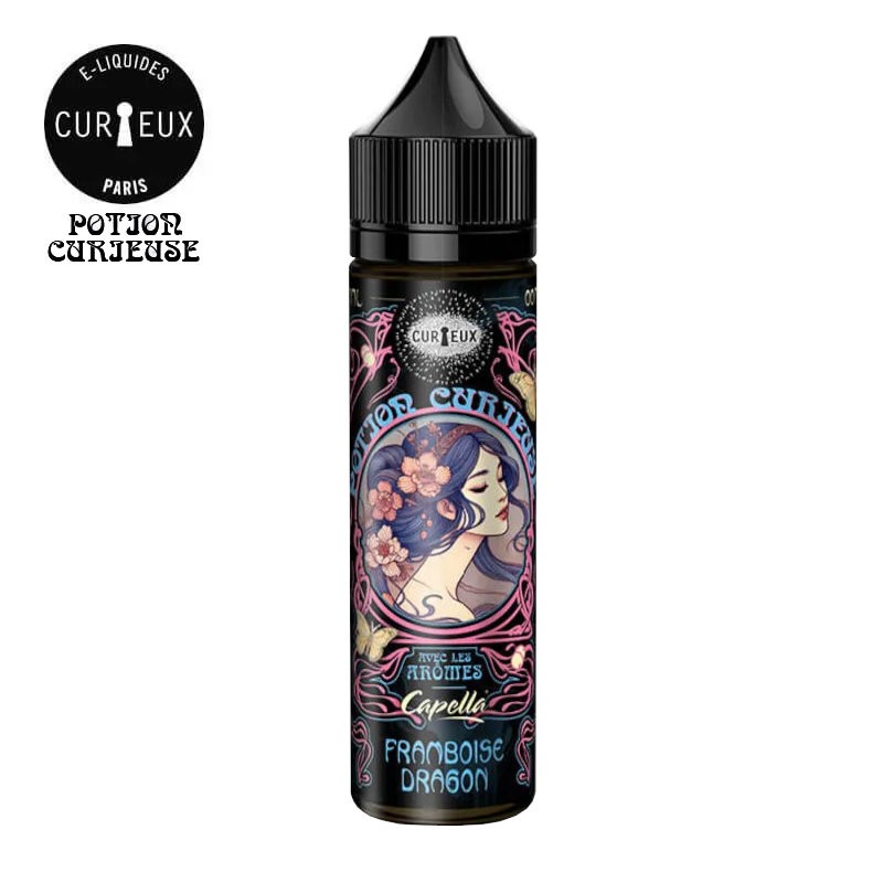Framboise Dragon Potions Curieuses Curieux 50ml - 3 mg