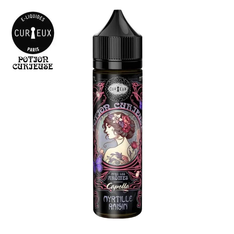 Myrtilles Raisin Potions Curieuses Curieux 50ml - 3 mg