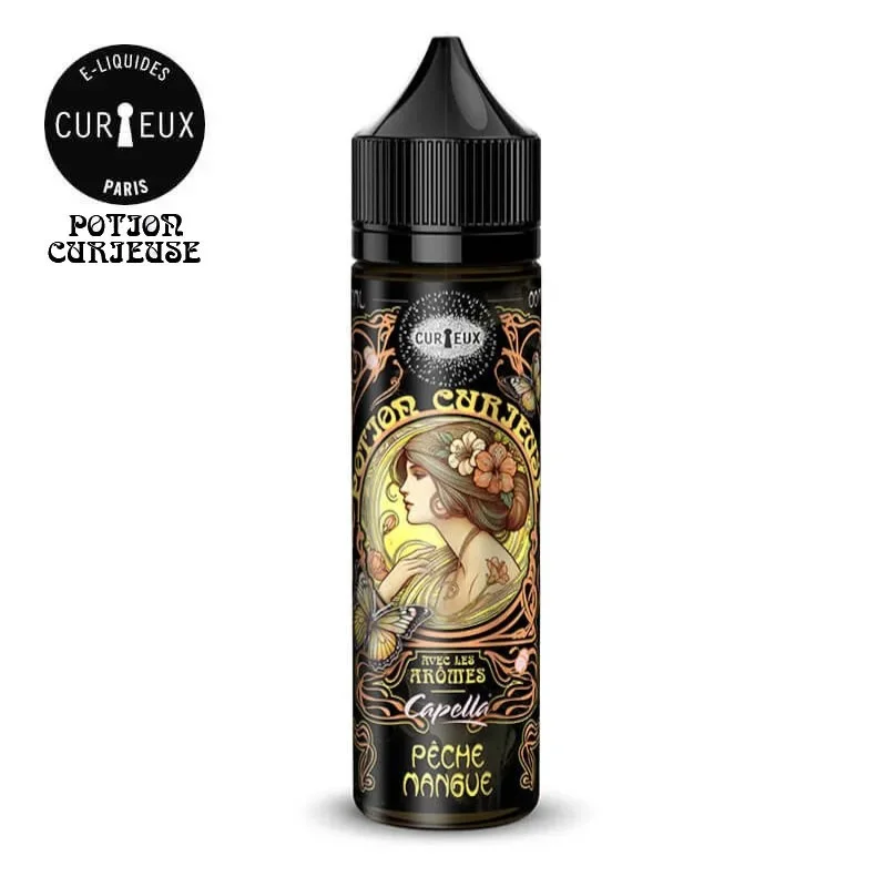 Pêche Mangue Potions Curieuses Curieux 50ml - 3 mg