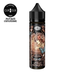 Vanille Cacahuète Potions Curieuses Curieux 50ml avec nicotine