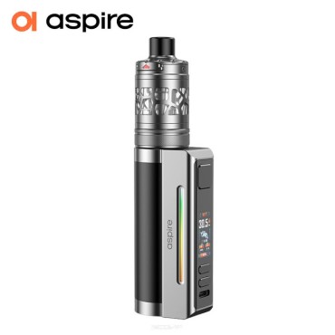 Kit Zelos M80 2600mAh Aspire - Silver Black Kit Zelos M80 2600mAh Aspire - Silver Black