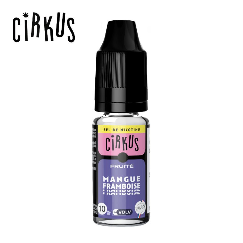 Mangue Framboise Sel de Nicotine 10ml Cirkus