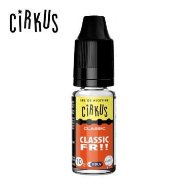 Classique FR Sel de Nicotine 10ml Cirkus Classique FR Sel de Nicotine 10ml Cirkus