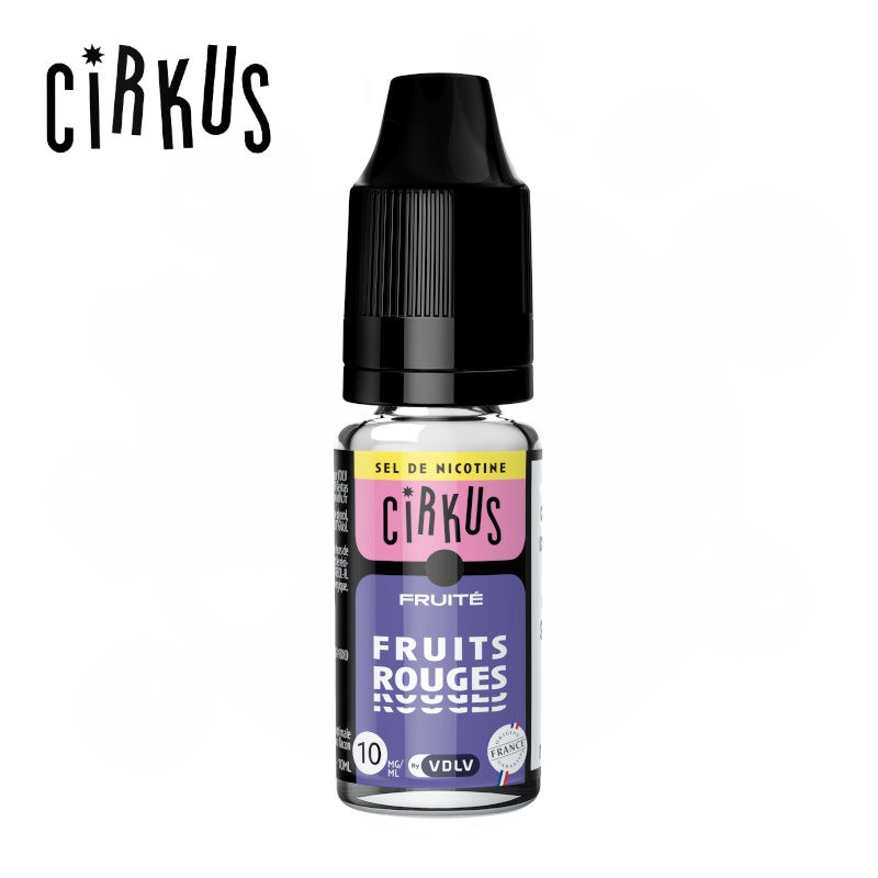 Fruits Rouges Sel de nicotine CirKus 10ml