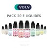 Pack 20 E-liquides VDLV