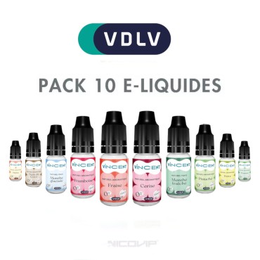 Pack 10 E-liquides VDLV Pack 10 E-liquides VDLV