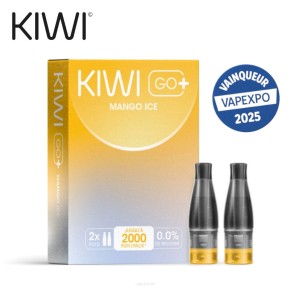 Pack 2 Cartouches Mango Ice Kiwi Go+ Pack 2 Cartouches Mango Ice Kiwi Go+