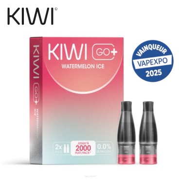 Pack 2 Cartouches Watermelon Ice Kiwi Go+ Pack 2 Cartouches Watermelon Ice Kiwi Go+