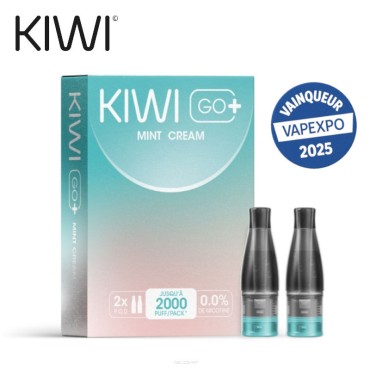 2 Cartouches Mint Cream Kiwi Go+ 2 Cartouches Mint Cream Kiwi Go+