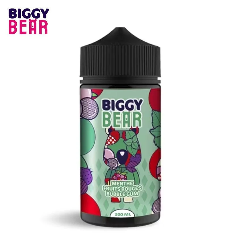 Menthe Fruits Rouges Bubble Gum Biggy Bear 200ml 7858