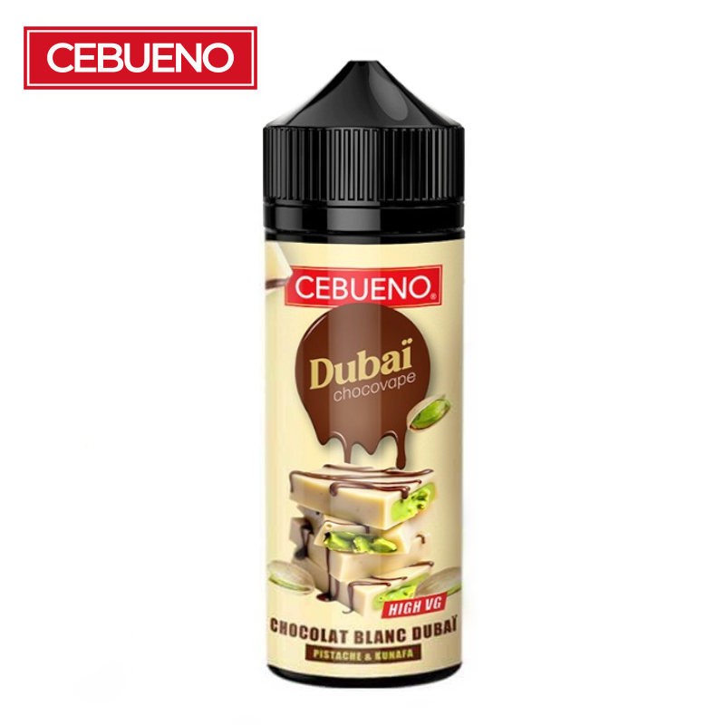 Dubaï Chocovape White Cebueno 100ml - 6 mg