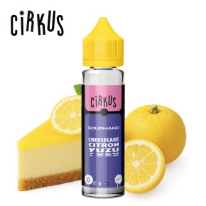 Cheesecake Citron Yuzu Cirkus 50ml - Sans nicotine Cheesecake Citron Yuzu Cirkus 50ml - Sans nicotine