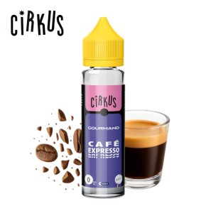 Café Expresso Cirkus 50ml - Sans nicotine Café Expresso Cirkus 50ml - Sans nicotine