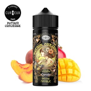 Pêche Mangue Potions Curieuses Curieux 100ml - Sans nicotine Pêche Mangue Potions Curieuses Curieux 100ml - Sans nicotine