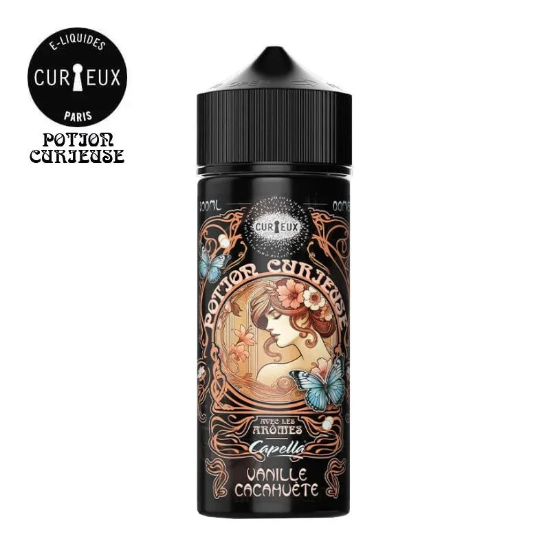 Vanille Cacahuète Potions Curieuses Curieux 100ml - 3 mg