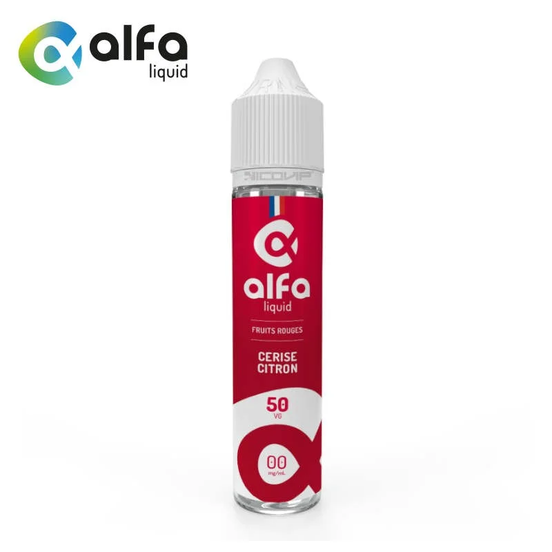 Cerise Citron Alfaliquid 50ml - Sans nicotine