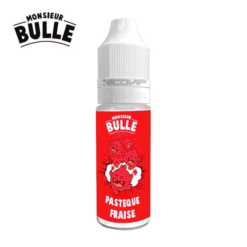 Limonade Pastèque Fraise Monsieur Bulle Liquideo 10ml