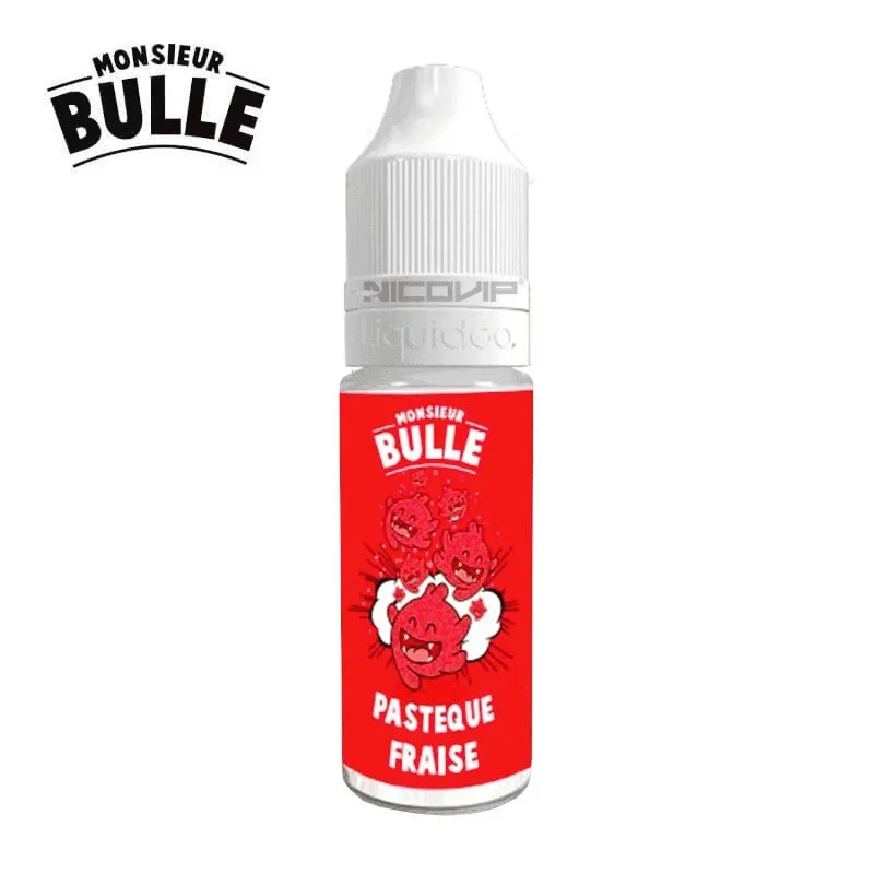 Limonade Pastèque Fraise Monsieur Bulle Liquideo 10ml
