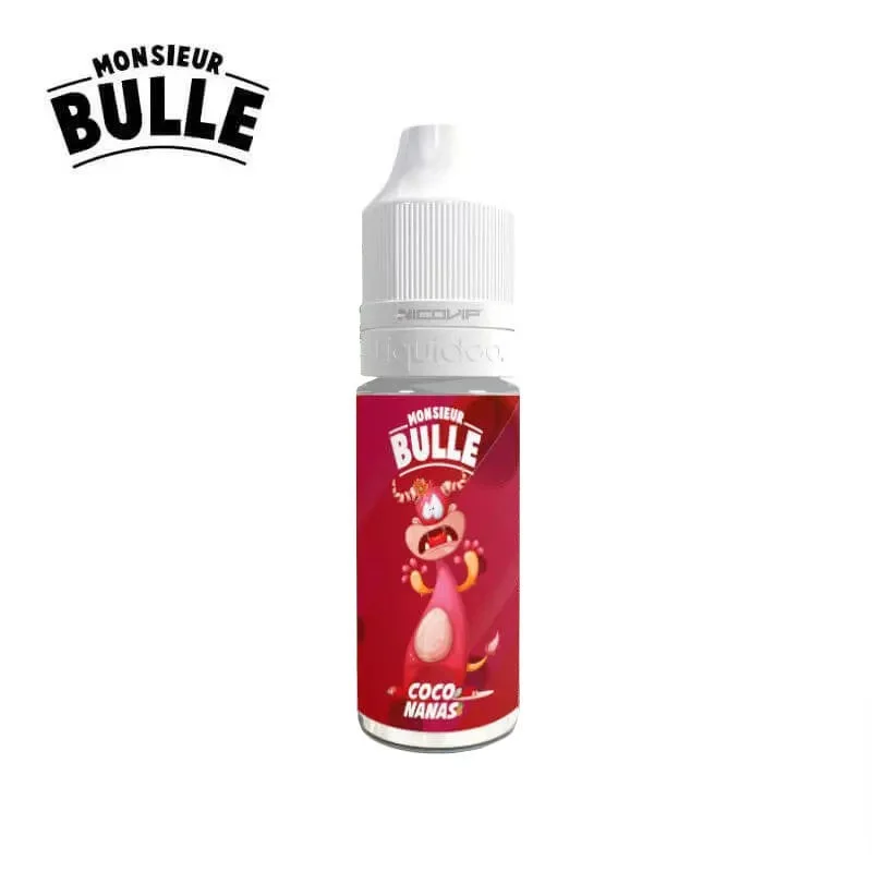 Coco Nanas Monsieur Bulle 10ml - Sans nicotine