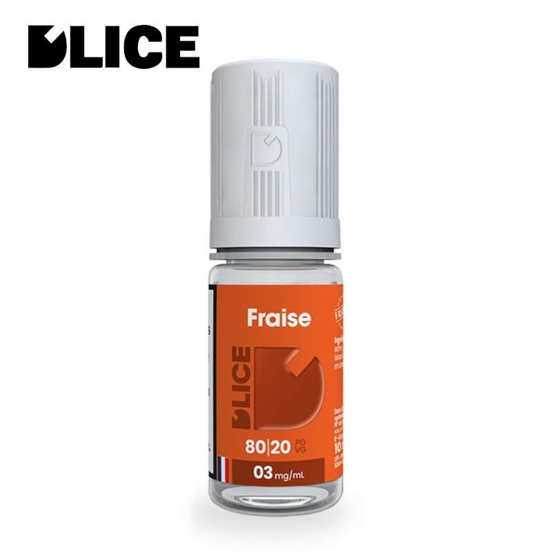 E-liquide Fraise DLICE 10ml