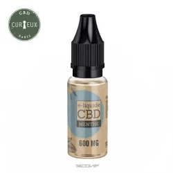 E liquide Menthe CBD Curieux 10ml