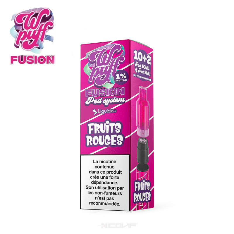1 Cartouche Fruits Rouges Fusion Pod System Liquideo