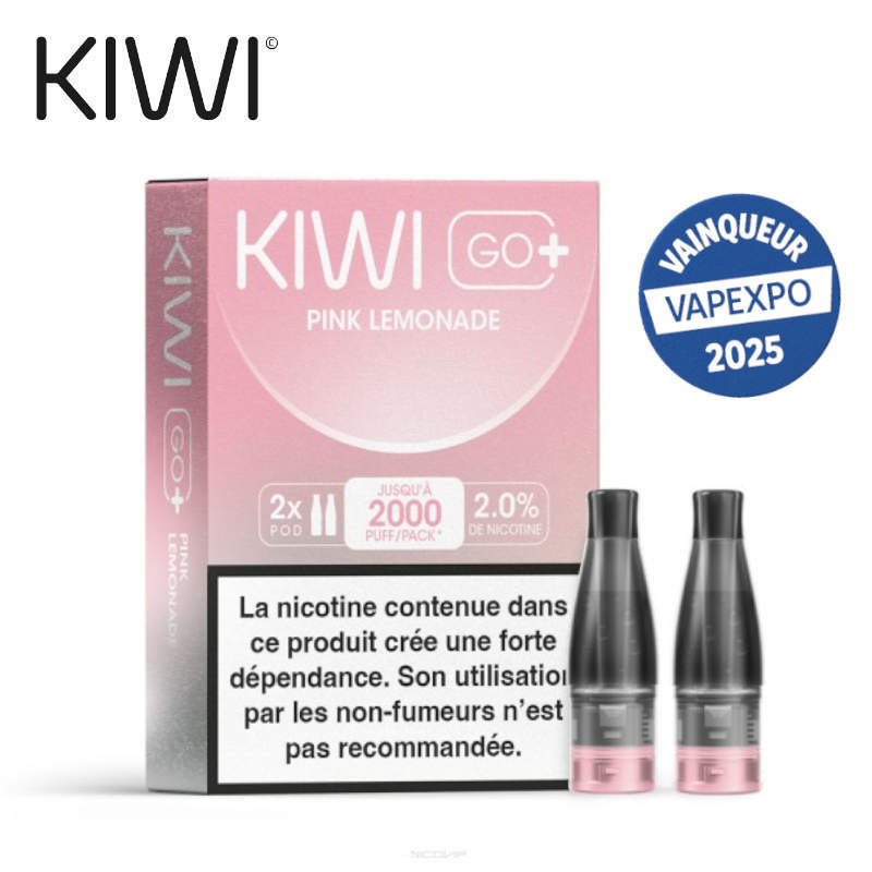 Pack 2 Cartouches Pink Lemonade Kiwi Go+