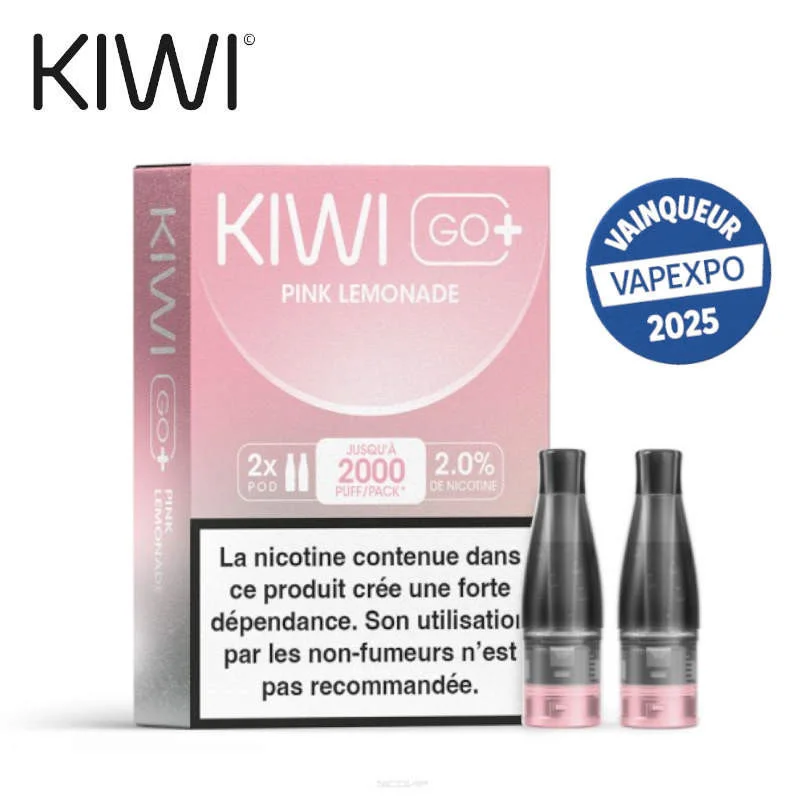 Pack 2 Cartouches Pink Lemonade Kiwi Go+