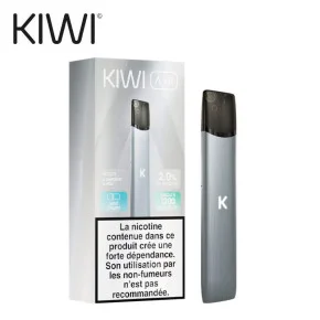 Starter Kit Kiwi Air Platinium Silver Mint Cream Kiwi Vapor