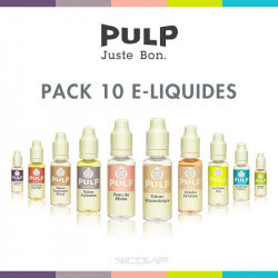 Pack 10 E-liquides Pulp