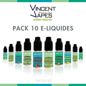 Pack 10 E-liquides VDLV