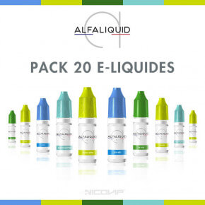 Pack 20 E-liquides Alfaliquid