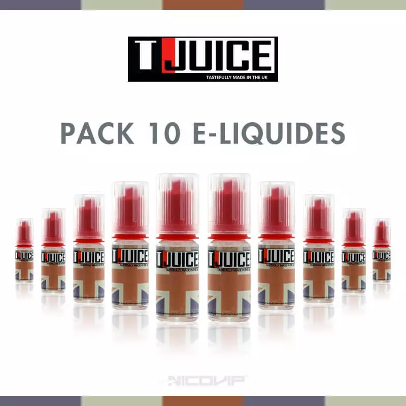 Pack 10 E-liquides Tjuice P1980*