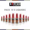 Pack 10 E-liquides Tjuice P1980*