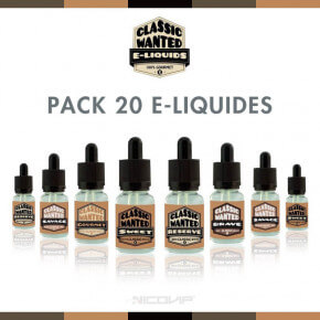 Pack 20 E-liquides Classic Wanted