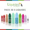 Pack 50 E-liquides Liquideo P1998*