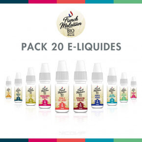 Pack 20 E-liquides Bio French Malaisien