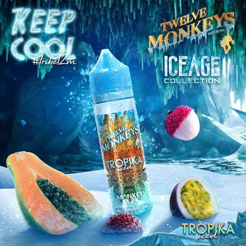 Iced Tropika Twelve Monkeys 50ml 2659  (J 28B)
