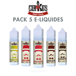 Pack e-liquides Cirkus 50 ml