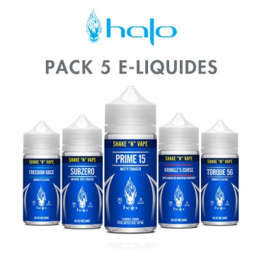 Pack e-liquides Halo 50 ml